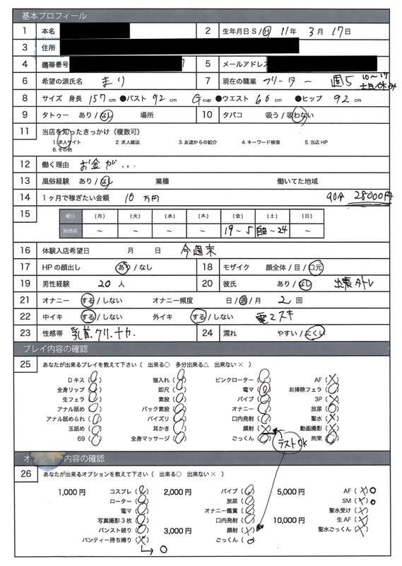【nekk00005】風俗面接SEX盗撮 本番推奨風俗店の面接→SEX体験講習パーフェクト流出！！ ＃002 面接シロウト 4名245分 / シロウトネキ/妄想族
